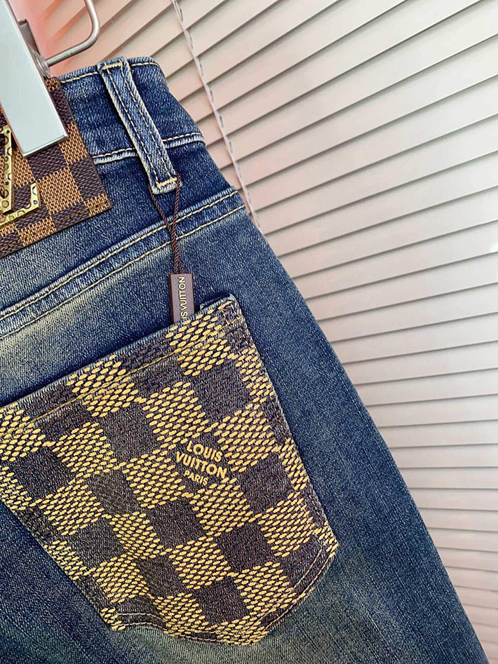 最高級ルイヴィトンスーパーコピー Louis Vuitton 2026新作 デニムパンツ メンズ スキニーデニムパンツ 2632930 ヴィトン デニム アウトレット - 画像 (8)