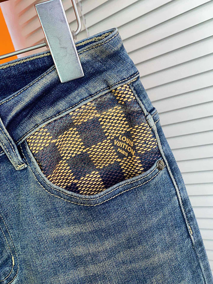 最高級ルイヴィトンスーパーコピー Louis Vuitton 2026新作 デニムパンツ メンズ スキニーデニムパンツ 2632930 ヴィトン デニム アウトレット - 画像 (6)
