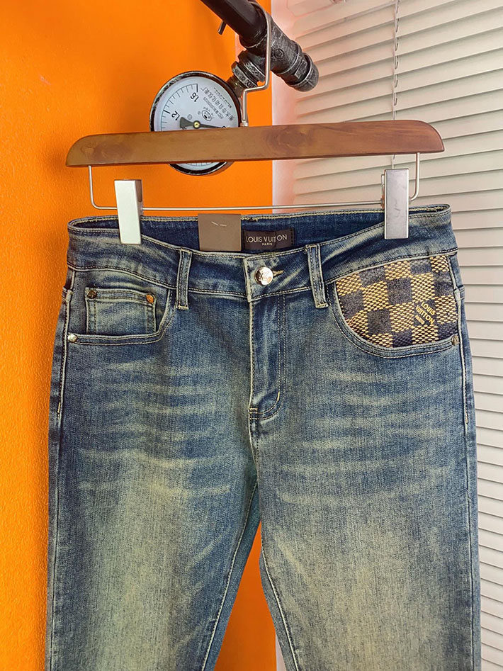 最高級ルイヴィトンスーパーコピー Louis Vuitton 2026新作 デニムパンツ メンズ スキニーデニムパンツ 2632930 ヴィトン デニム アウトレット - 画像 (3)