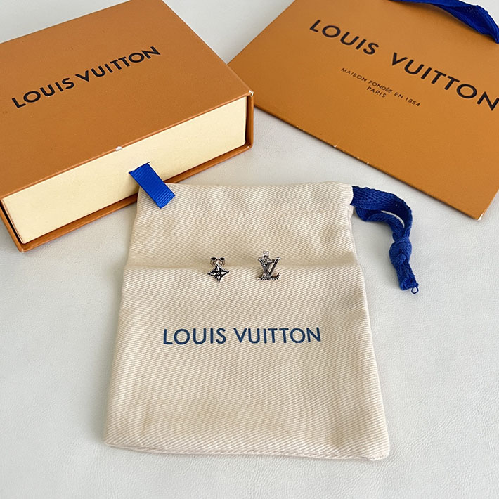 最高級ルイヴィトンスーパーコピー Louis Vuitton 1.5 cm ピアス・LV ウィスパー M03666 ヴィトン ピアス メンズ - 画像 (6)
