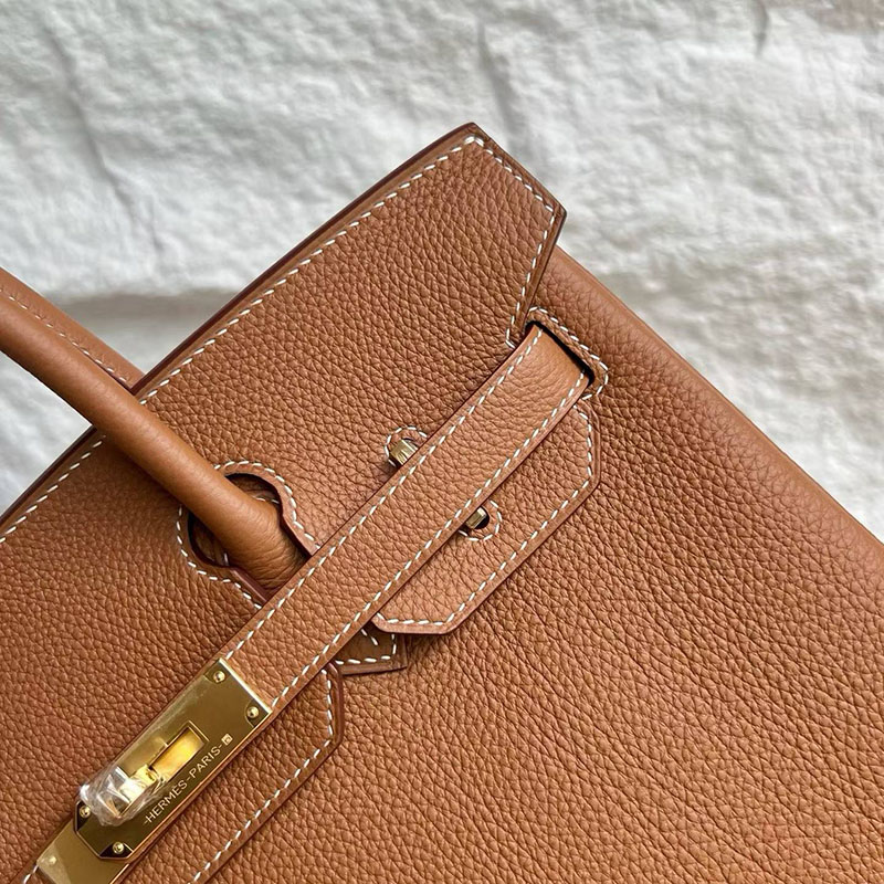 エルメス バーキン 並行輸入 HERMES バーキン30 ゴールド トゴ ゴールド金具 H027633CC37 エルメス バーキン ゴールド - 画像 (9)