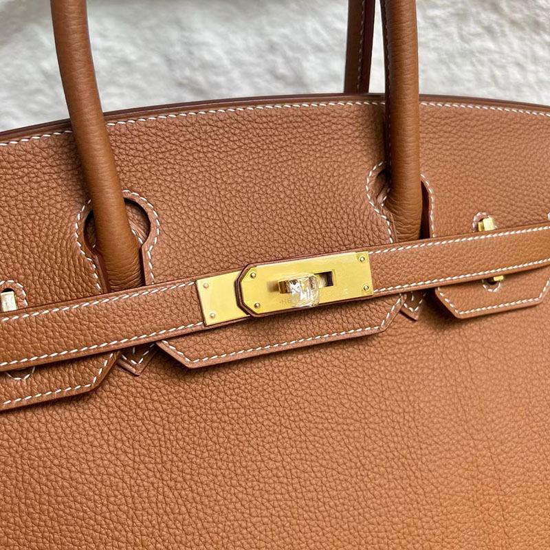 エルメス バーキン 並行輸入 HERMES バーキン30 ゴールド トゴ ゴールド金具 H027633CC37 エルメス バーキン ゴールド - 画像 (7)