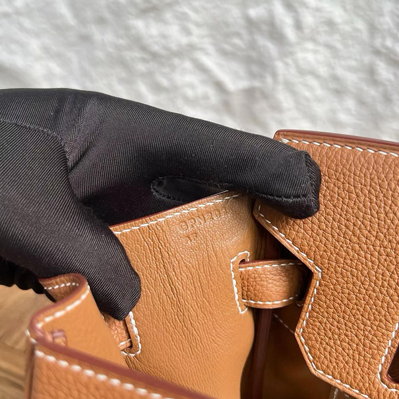 エルメス バーキン 並行輸入 HERMES バーキン30 ゴールド トゴ ゴールド金具 H027633CC37 エルメス バーキン ゴールド - 画像 (4)