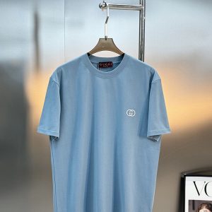グッチ 服 アウトレット GUCCI グッチ コットン 刺繍入り半袖Tシャツclothes20260015 Tシャツ メンズ ブランド