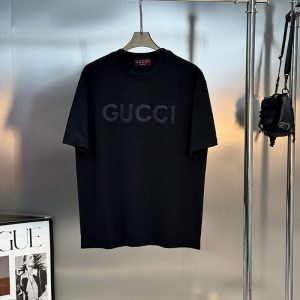 グッチ 服 アウトレット GUCCI グッチ 刺繍入りTシャツ、ユニセックス clothes20260023 Tシャツ GUCCI ティー シャツ