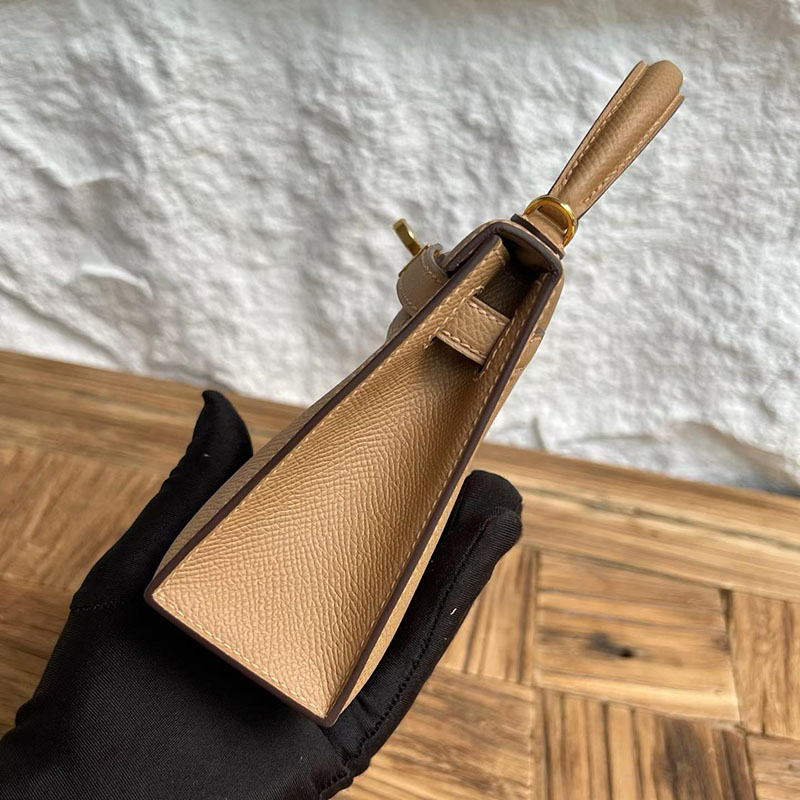 エルメスコピー通販 HERMES ケリーミニ2 外縫い チャイ ヴォーエプソン ゴールド金具 2634027 エルメス ミニケリー 値段 - 画像 (9)