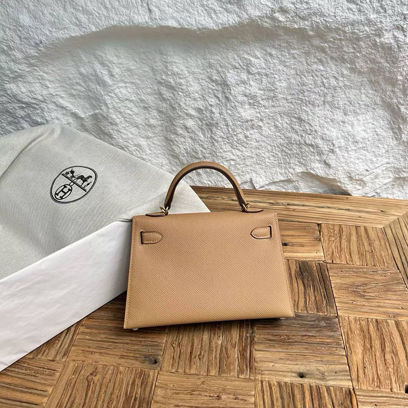 エルメスコピー通販 HERMES ケリーミニ2 外縫い チャイ ヴォーエプソン ゴールド金具 2634027 エルメス ミニケリー 値段 - 画像 (3)