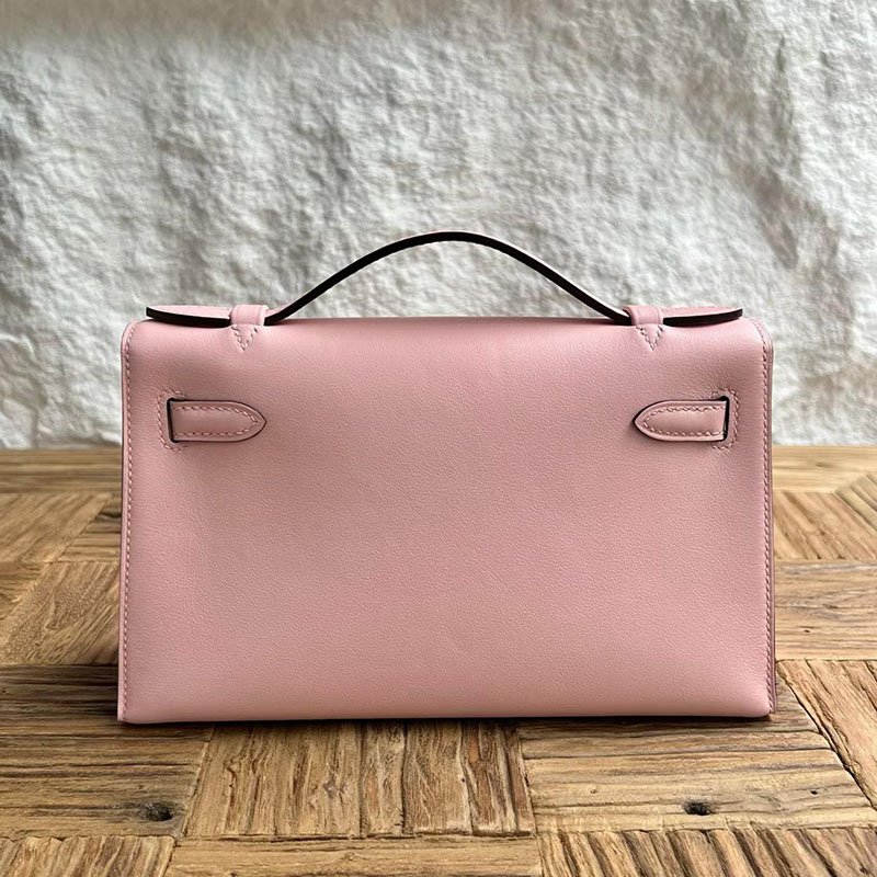 エルメスコピー通販 HERMES ポシェットケリー ローズサクラ スイフト シルバー金具 H084047CK3Q エルメス ポシェット ケリー 定価 - 画像 (8)