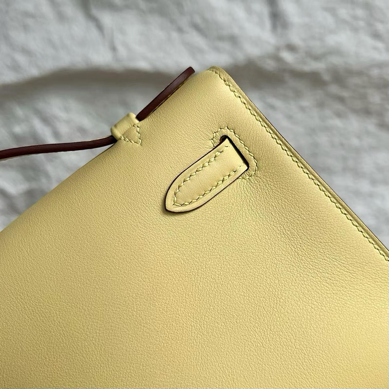 エルメスコピー通販 HERMES ポシェットケリー ジョーヌプッサン スイフト シルバー金具 H084047CK1Z エルメス ミニ ケリー 定価 - 画像 (7)