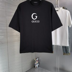 グッチ 服 アウトレット GUCCI グッチ コットン 新作の夏用半袖Tシャツ clothes20260029 メンズ 夏 Tシャツ おしゃれ