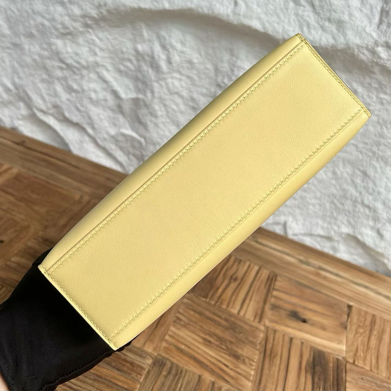 エルメスコピー通販 HERMES ポシェットケリー ジョーヌプッサン スイフト シルバー金具 H084047CK1Z エルメス ミニ ケリー 定価 - 画像 (2)