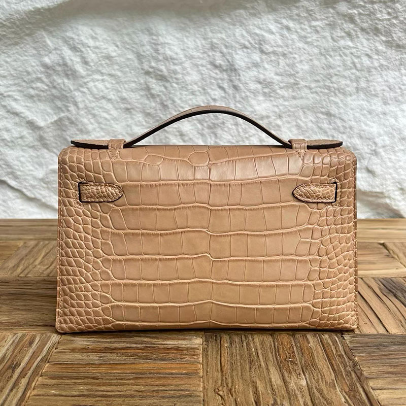 エルメスコピー通販 HERMES ポシェットケリー チャイ クロコダイル ゴールド金具 H061129CC0M エルメス ケリー クロコ - 画像 (8)