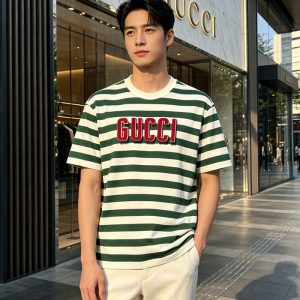 グッチ 服 アウトレット GUCCI グッチ コットン 高品質のメンズTシャツ clothes20260035