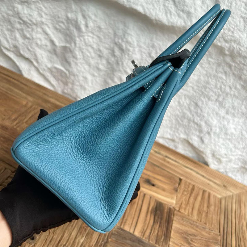 エルメスコピー通販 HERMES バーキン25 ニューブルージーン トゴ シルバー金具 H041702CKD2 バーキン25 スーパーコピー - 画像 (6)