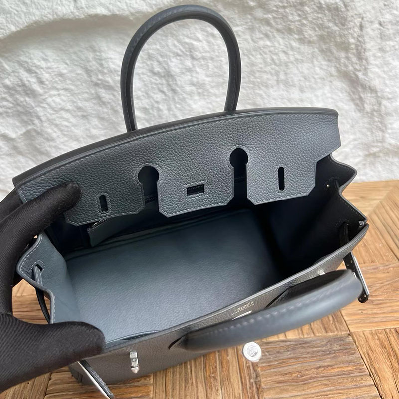 エルメスコピー通販 HERMES バーキン25 グリミスティ トゴ シルバー金具 H041702CKH0 バーキンスーパーコピー代引き - 画像 (5)
