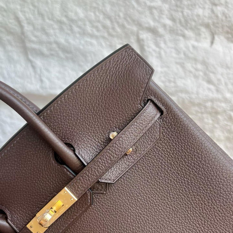 エルメスコピー通販 HERMES バーキン25 ショコラ トゴ ゴールド金具 H041702CC47 エルメスバーキンスーパーコピー - 画像 (9)