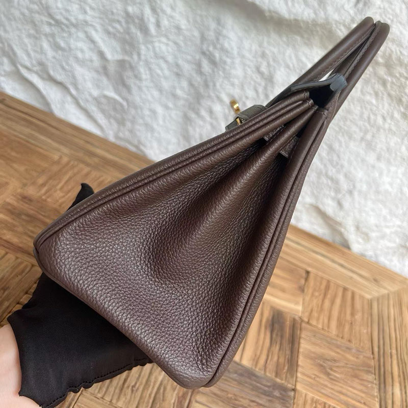 エルメスコピー通販 HERMES バーキン25 ショコラ トゴ ゴールド金具 H041702CC47 エルメスバーキンスーパーコピー - 画像 (6)