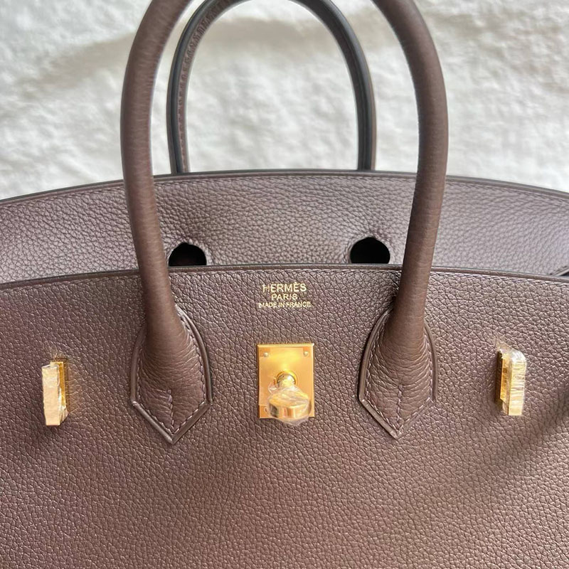 エルメスコピー通販 HERMES バーキン25 ショコラ トゴ ゴールド金具 H041702CC47 エルメスバーキンスーパーコピー - 画像 (5)