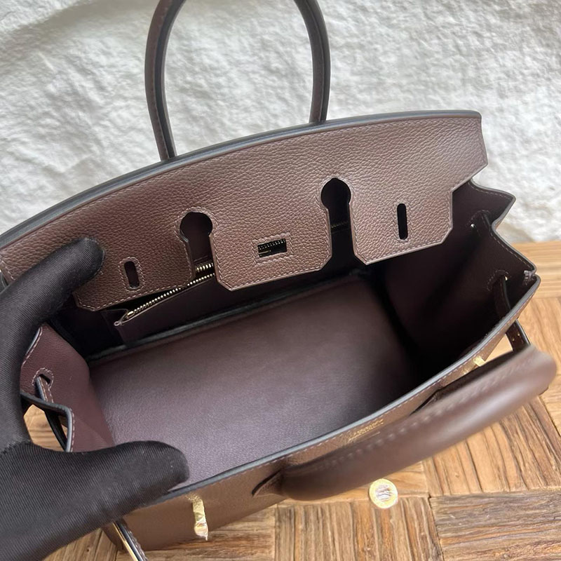 エルメスコピー通販 HERMES バーキン25 ショコラ トゴ ゴールド金具 H041702CC47 エルメスバーキンスーパーコピー - 画像 (3)