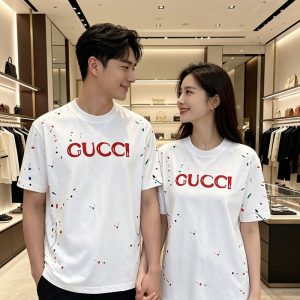 グッチ 服 アウトレット GUCCI グッチ コットン デパート限定版半袖Tシャツ clothes20260039 ファッション メンズ Tシャツ