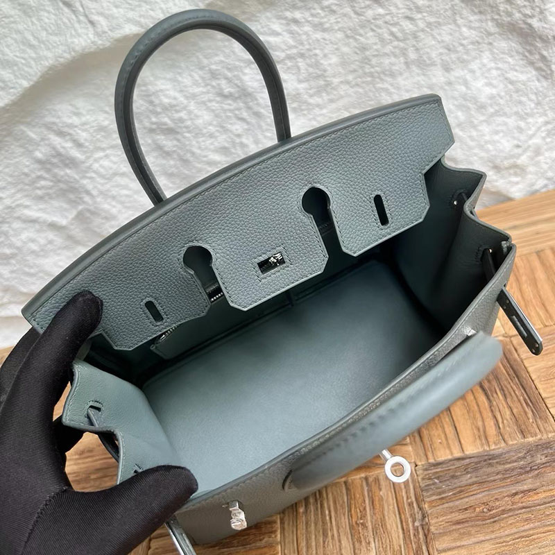 エルメスコピー通販 HERMES バーキン25 ヴェールアマンド トゴ シルバー金具 H041702CK63 エルメスバーキン値段 - 画像 (4)