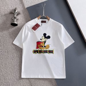 グッチ 服 アウトレット GUCCI グッチ コットン コラボTシャツ ミッキーマウス clothes20260042 GUCCI ミッキー Tシャツ