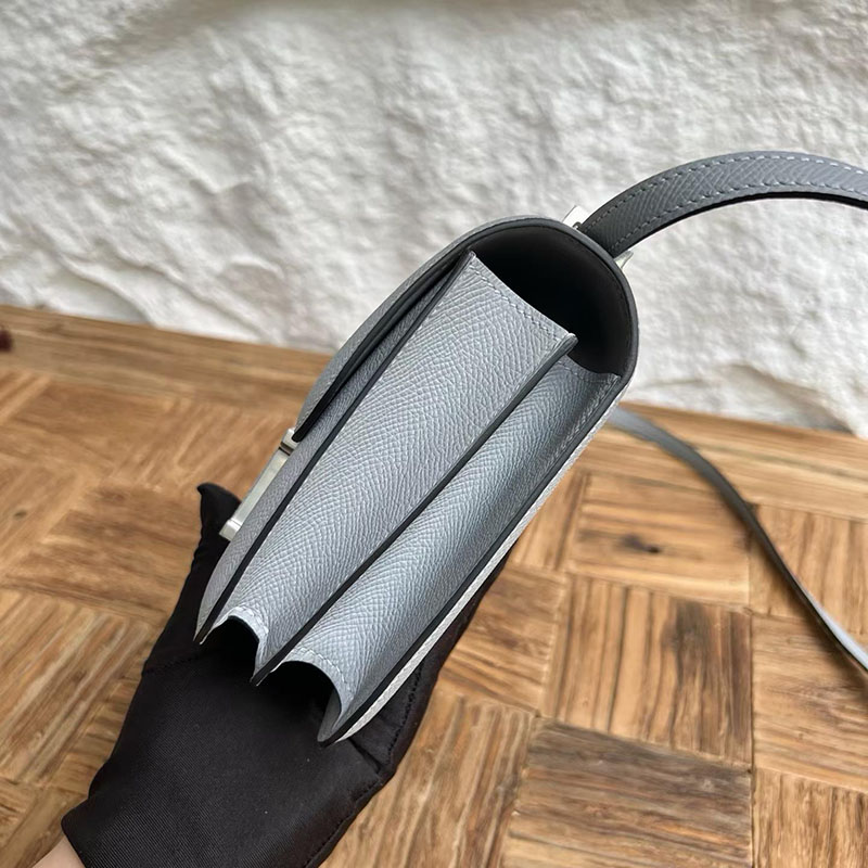 エルメスコピー通販 HERMES コンスタンス3 ミニ グリパンタン ヴォーエプソン シルバー金具 H056341CKP0 レディース エルメス 斜 めがけ 新作 - 画像 (6)