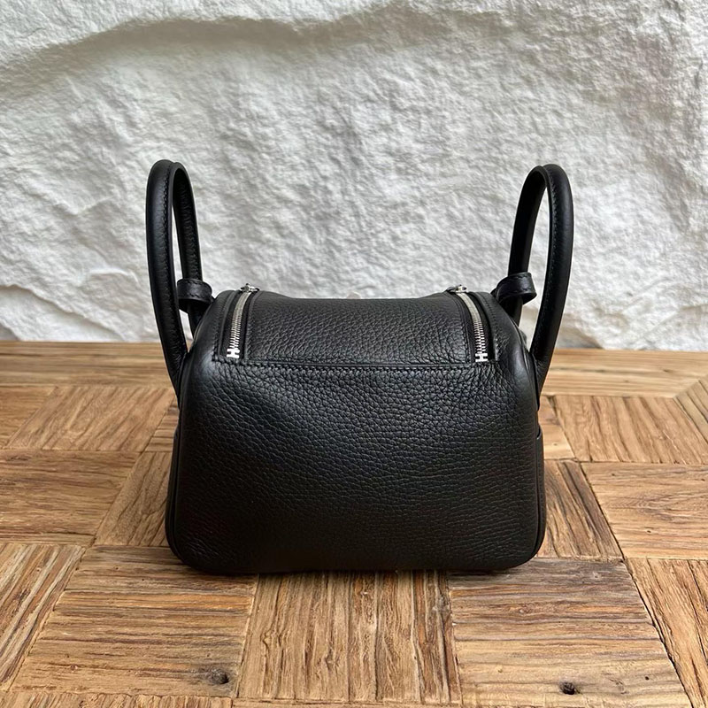 エルメスコピー通販 HERMES ミニリンディ 黒 ブラック トリヨンクレマンス シルバー金具 2634053 エルメス バッグ リンディ ミニ - 画像 (8)