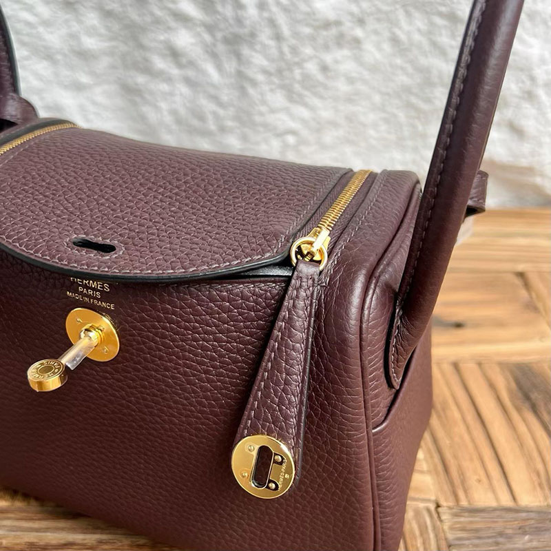 エルメスコピー通販 HERMES ミニリンディ ルージュセリエ トリヨンクレマンス ゴールド金具 H082608CC0G エルメス ミニ バッグ 種類 - 画像 (9)