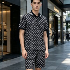 グッチのコットンポロシャツセット
