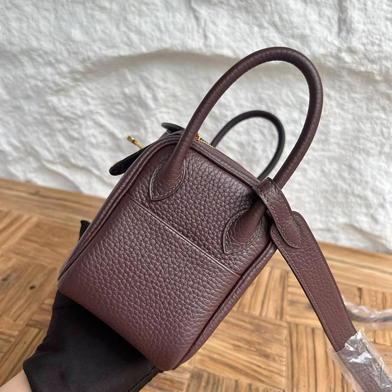 エルメスコピー通販 HERMES ミニリンディ ルージュセリエ トリヨンクレマンス ゴールド金具 H082608CC0G エルメス ミニ バッグ 種類 - 画像 (6)