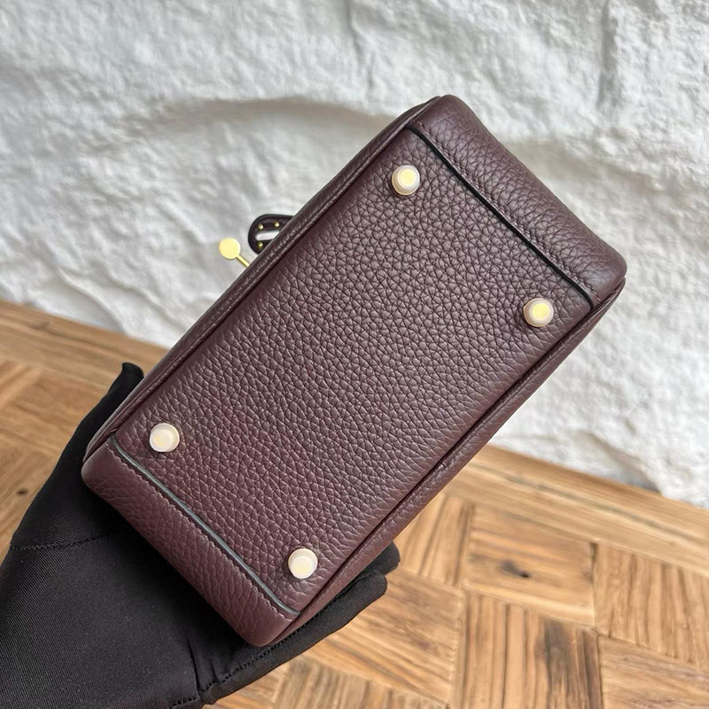 エルメスコピー通販 HERMES ミニリンディ ルージュセリエ トリヨンクレマンス ゴールド金具 H082608CC0G エルメス ミニ バッグ 種類 - 画像 (2)