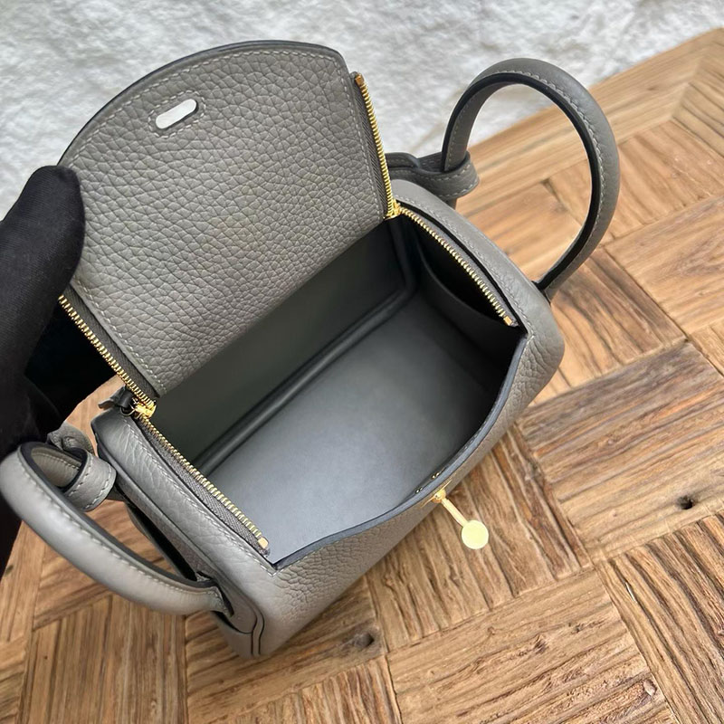 エルメスコピー通販 HERMES ミニリンディ グリメイヤー トリヨンクレマンス ゴールド金具 H082608CC0L エルメス ミニ バッグ 値段 - 画像 (5)