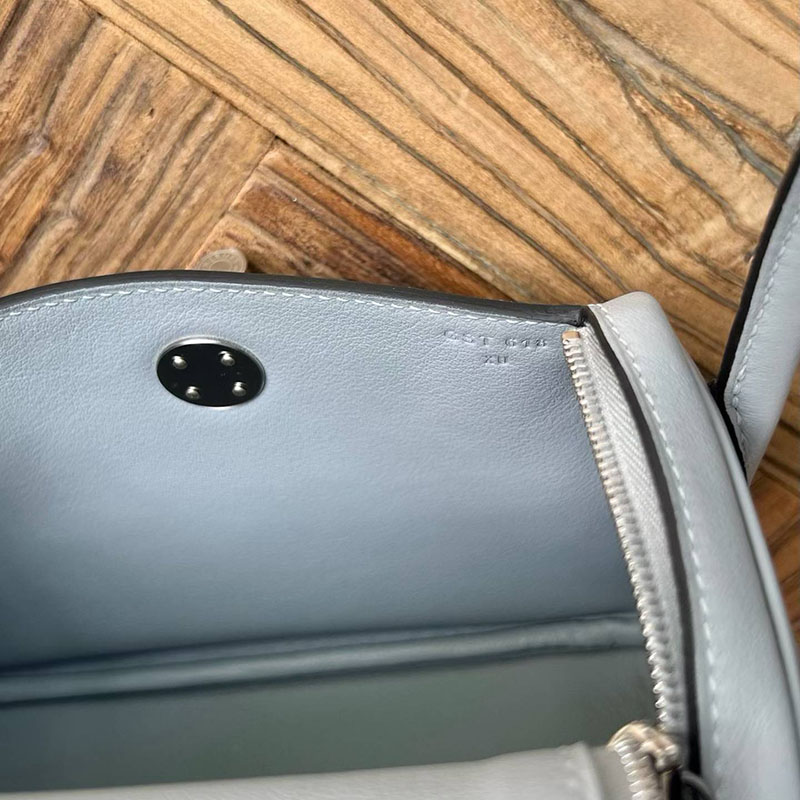エルメス リンディミニの通販 HERMES ミニリンディ グリパンタン スイフト シルバー金具 H085955CKP0 エルメス ミニバッグ 人気 - 画像 (3)