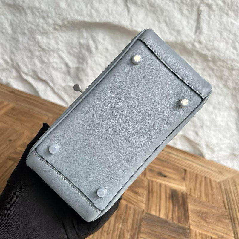 エルメス リンディミニの通販 HERMES ミニリンディ グリパンタン スイフト シルバー金具 H085955CKP0 エルメス ミニバッグ 人気 - 画像 (2)