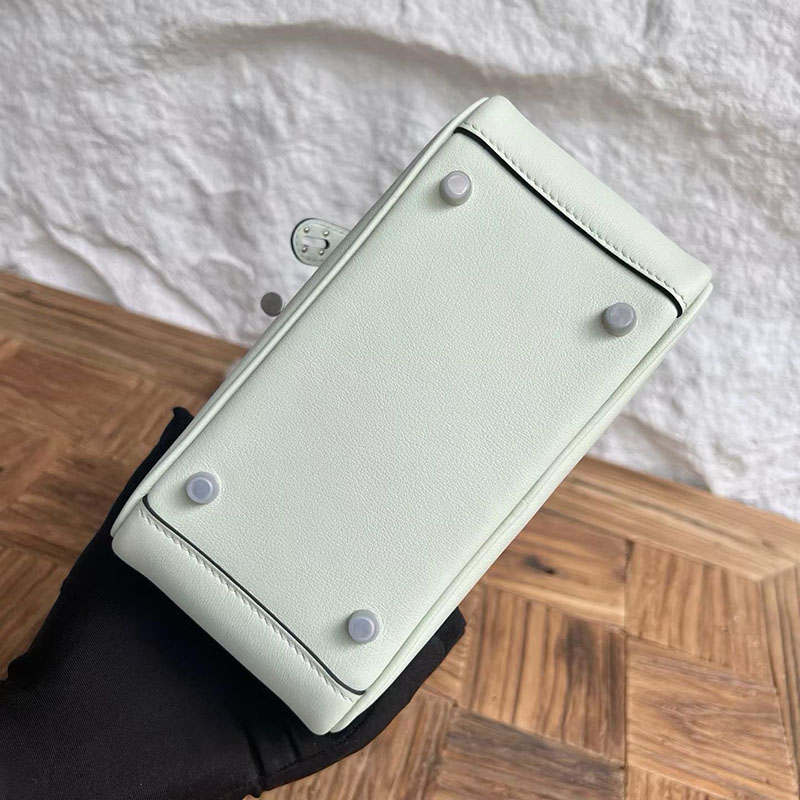 エルメス リンディミニの通販 HERMES ミニリンディ ヴェールフィズ スイフト シルバー金具 H085955CK0S エルメス スイフト 人気 - 画像 (2)