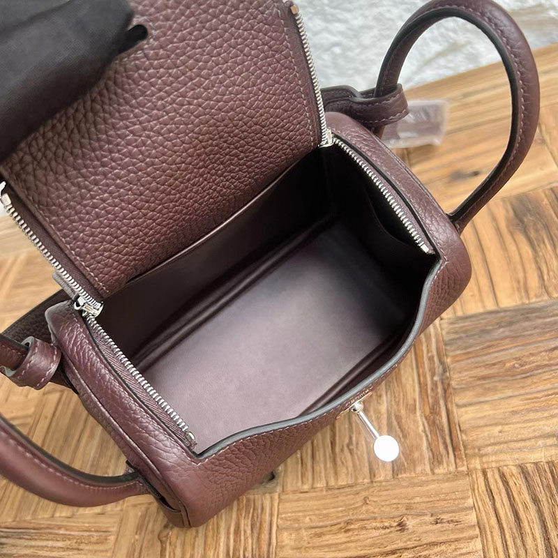 エルメスコピー通販 HERMES リンディ26 ルージュセリエ トリヨンクレマンス シルバー金具 H056292CK0G エルメス バッグ 人気ランキング - 画像 (5)