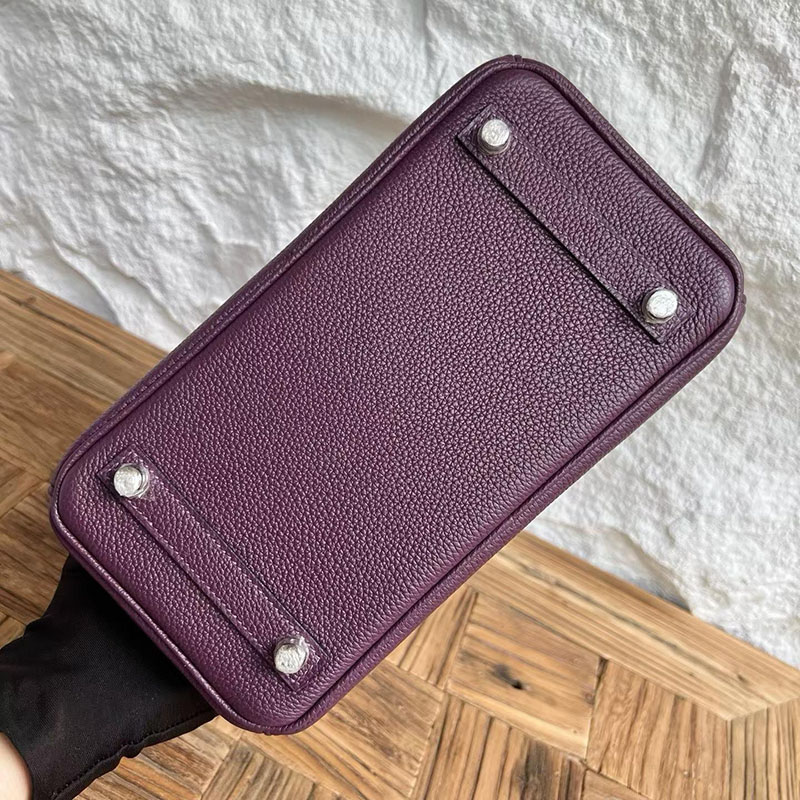 エルメスコピー通販 HERMES バーキン25 タッチ カシス トゴ/クロコダイル シルバー金具 H082823CK59 バーキン クロコ 定価 - 画像 (2)