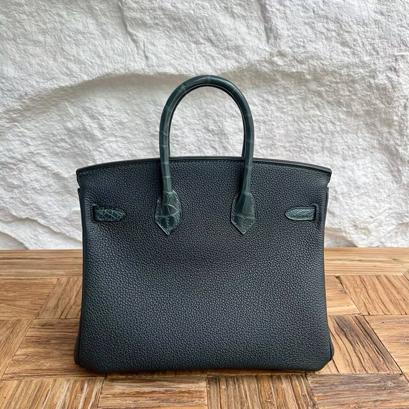 エルメスコピー通販 HERMES バーキン25 タッチ ヴェールシプレ トゴ/クロコダイル ゴールド金具 H082823CC6O バーキン バッグ 定価 - 画像 (8)