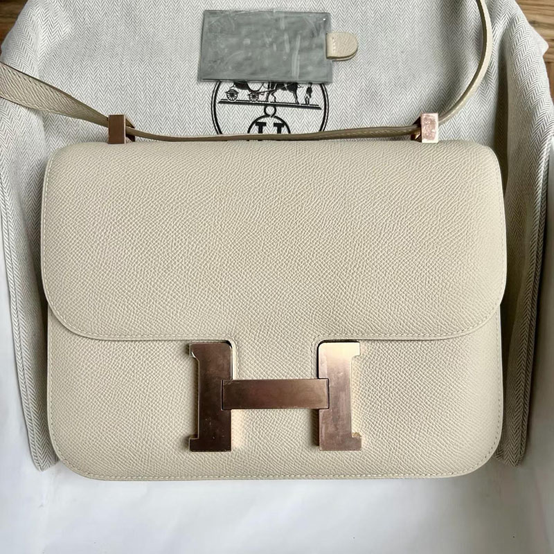 エルメスコピー通販 HERMES コンスタンス 24 ミロワール クレ ヴォーエプソン ローズゴールド金具 2634079 エルメスコンスタンス24コピー - 画像 (2)