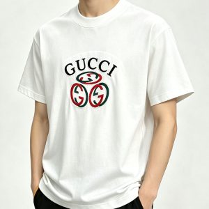 メンズ ホワイト スポーツ Tシャツ