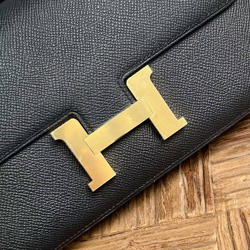 エルメスコピー通販 HERMES コンスタンス1 エラン 黒 ブラック ヴォーエプソン ゴールド金具 H060102CC89 コンスタンス エラン 定価 - 画像 (9)