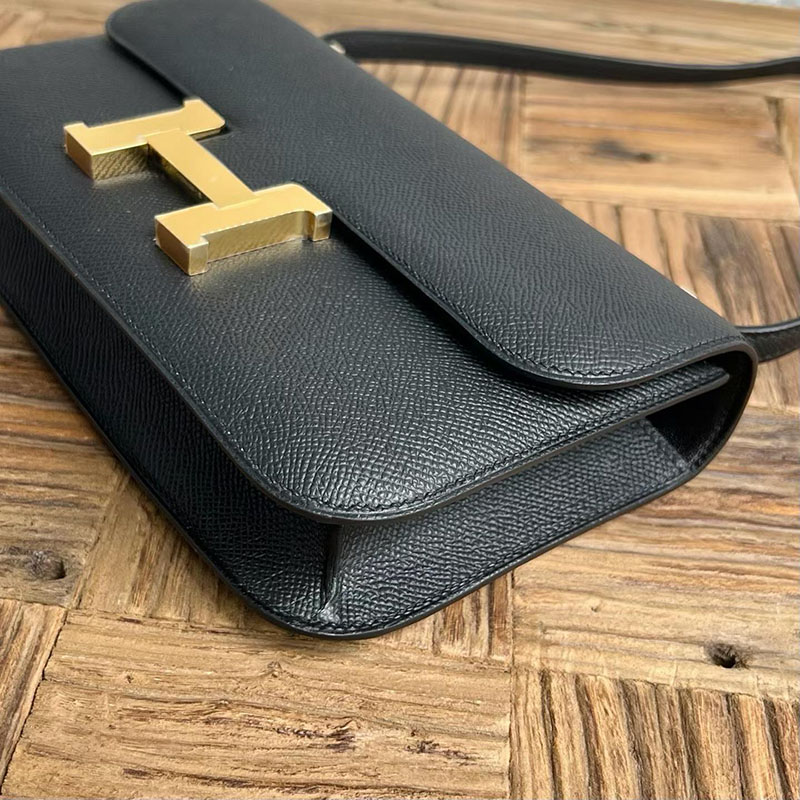 エルメスコピー通販 HERMES コンスタンス1 エラン 黒 ブラック ヴォーエプソン ゴールド金具 H060102CC89 コンスタンス エラン 定価 - 画像 (7)