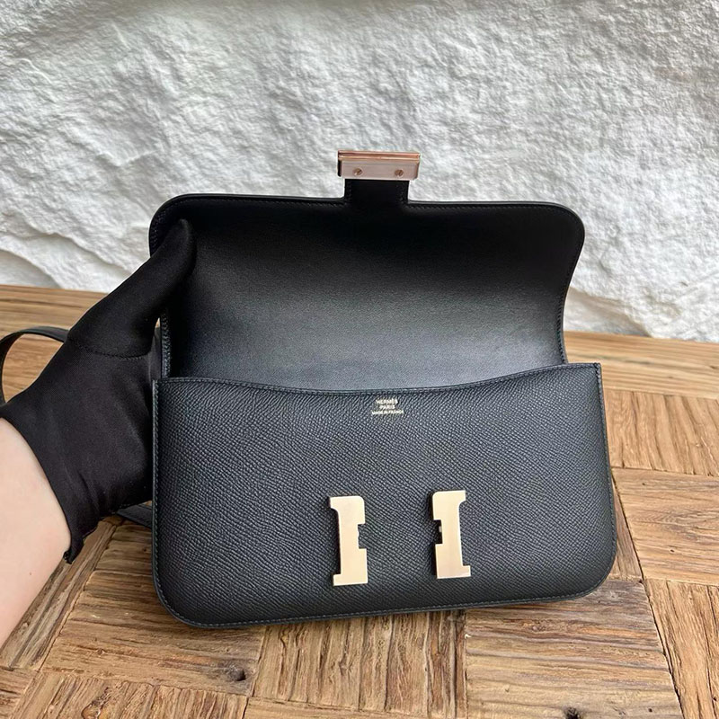 エルメスコピー通販 HERMES コンスタンス1 エラン 黒 ブラック ヴォーエプソン ローズゴールド金具 H060102CD89 コンスタンス エラン 人気 - 画像 (8)