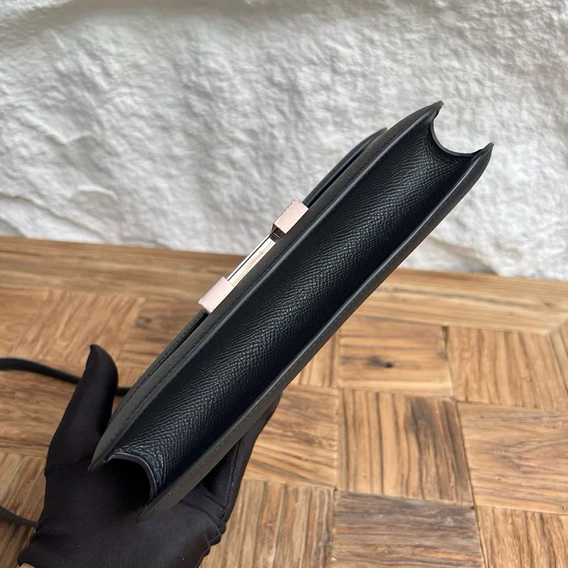エルメスコピー通販 HERMES コンスタンス1 エラン 黒 ブラック ヴォーエプソン ローズゴールド金具 H060102CD89 コンスタンス エラン 人気 - 画像 (6)
