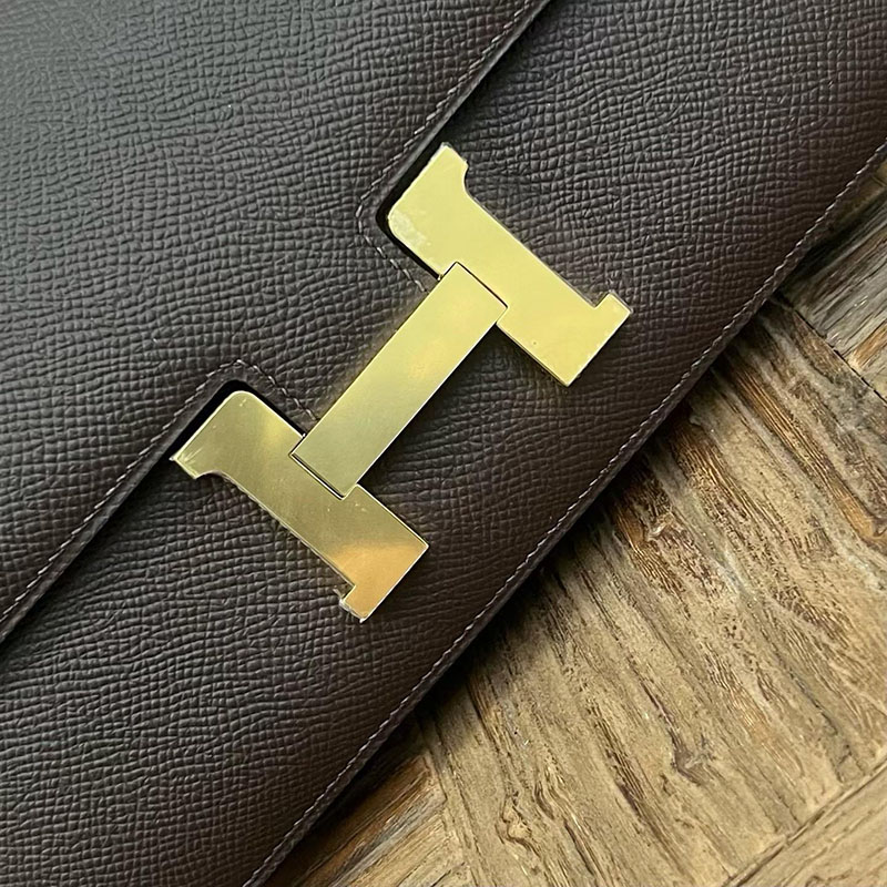 エルメスコピー通販 HERMES コンスタンス1 エラン ショコラ ヴォーエプソン ゴールド金具 H060102CC47 エルメス ショルダーバッグ コピー - 画像 (9)
