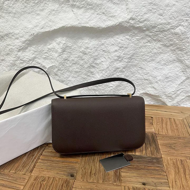 エルメスコピー通販 HERMES コンスタンス1 エラン ショコラ ヴォーエプソン ゴールド金具 H060102CC47 エルメス ショルダーバッグ コピー - 画像 (8)