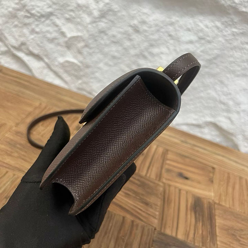 エルメスコピー通販 HERMES コンスタンス1 エラン ショコラ ヴォーエプソン ゴールド金具 H060102CC47 エルメス ショルダーバッグ コピー - 画像 (7)
