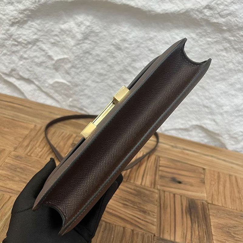 エルメスコピー通販 HERMES コンスタンス1 エラン ショコラ ヴォーエプソン ゴールド金具 H060102CC47 エルメス ショルダーバッグ コピー - 画像 (2)