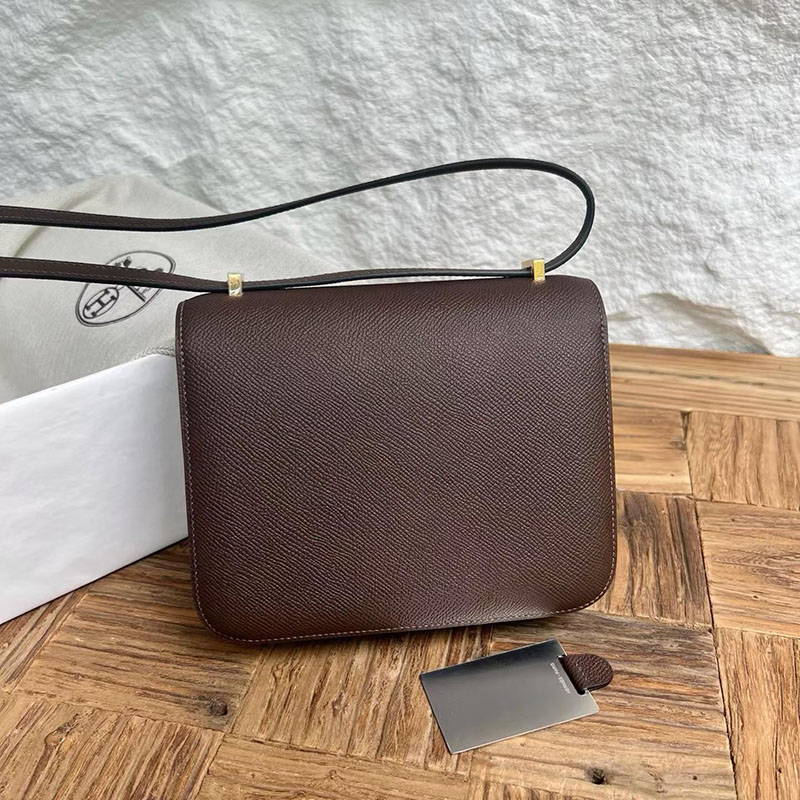 エルメスコピー通販 HERMES コンスタンス3 ミニ ショコラ ヴォーエプソン ゴールド金具 H056341CC47 エルメス ショルダーバッグ レディース - 画像 (8)